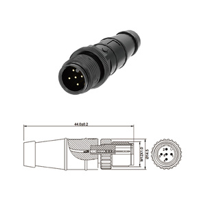 Производитель, пластиковый разъем A-Code M12, 5-контактный водонепроницаемый разъем для мужчин и женщин, разъем Nmea2000 - Product Image 6