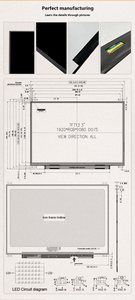 Módulo de Pantalla LCD de 13.3 Pulgadas de Alta Resolución Full HD 1920x1080 para Monitoreo Médico - Product Image 6