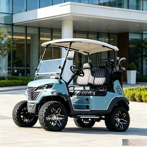 Nouvelle Voiturette de Golf Électrique 2026 à Châssis en Aluminium, 4 Places, Moteur AC, Batterie au Lithium, Pare-Brise pour Transport sur les Terrains de Golf, les Complexes Hôteliers et les Villas - Product Image 1