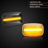 Feux latéraux LED pour Toyota Land Cruiser Prado 70/80/90/100 Series FJ Cruiser Hilux, clignotants dynamiques ambre pour garde-boue