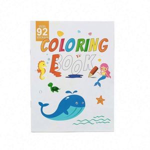 Libro para Colorear Personalizado con Impresión de Alta Calidad y Encuadernación Cosida a Caballete, Regalo Educativo para Niños de Jardín de Infancia, Páginas de Papel para Pintar con Gouache - Product Image 2