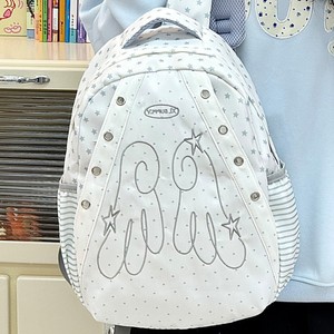 Japanese style ins creative niche simple versatile durable <b>large</b> capacity fresh cute wings high-appearance <b>backpack</b> - Product Image 2
