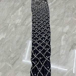 Vestido de Noche sin Tirantes para Mujer 2025, Lujoso con Pedrería, Elegante, Largo, para Fiesta de Cumpleaños, Vestidos Negros para Mujer - Product Image 6