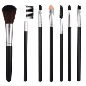 7-Piece Makeup <b>Brush</b> Set Synthetic Hair Professional Cosmetic Tools For Face Blush Eyebrow Application - Product Image 4