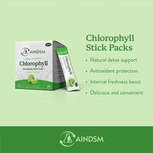 ผงคลอโรฟิลล์แพ็คน้ำยาล้างพิษมีสารต้านอนุมูลอิสระที่มีประสิทธิภาพให้ความสดชื่น - Product Image 3