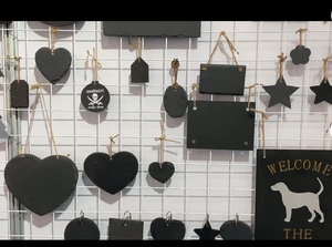 Personnalisé personnalisé gravé à la main moderne <span class=keywords><strong>ardoise</strong></span> jardin maison signes et plaques pour montage mural <span class=keywords><strong>extérieur</strong></span> décoration de noël - Product Image 5