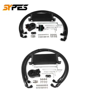 Kit de <span class=keywords><strong>refroidisseur</strong></span> <span class=keywords><strong>d</strong></span>'<span class=keywords><strong>huile</strong></span> moteur SYPES Kit de radiateur de refroidissement avec tube en caoutchouc pour VW Volkswagen VAG <span class=keywords><strong>GOLF</strong></span> MK6 MK7 2.0T EA888 GEN 1 2 3 <span class=keywords><strong>4</strong></span> - Product Image 1