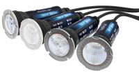 Lampu Kolam Renang LED RGBW Berkualitas Tinggi Bersertifikasi ETL Tanpa Niche 1.5 Inci AC 12V IP68 Kabel 50ft untuk Kolam Vinyl Liner