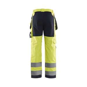 BLAKLADER - 158715123389D100 Pantalones inherentes multinorm con elástico Hi-vis Amarillo/Azul marino ROPA DE TRABAJO RESISTENTE A LLAMAS - Product Image 2