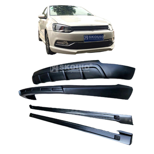 Kit carrozzeria SKOUIO-W5 con labbro anteriore con labbro posteriore minigonne laterali per <span class=keywords><strong>Volkswagen</strong></span> <span class=keywords><strong>POLO</strong></span> 2014 <span class=keywords><strong>2015</strong></span> 2016 - Product Image 1