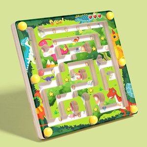 2024 nouveau produit en bois labyrinthe jeux de société Montessori éducation créative en bois numérique <span class=keywords><strong>Balance</strong></span> labyrinthe jouets pour enfants garçons et filles CE - Product Image 4
