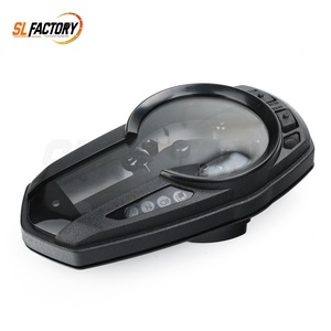 Cubierta de Carcasa para Tacómetro de Motocicleta, Compatible con <span class=keywords><strong>Kawasaki</strong></span> <span class=keywords><strong>ZX6R</strong></span> ZX-6R 2009-2018, Plástico ABS Resistente, Color Negro, Accesorios para Velocímetro - Product Image 2