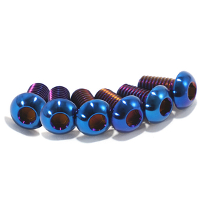 Kit di Viti e Bulloni in Titanio per Tuttio Soleil 01 TC4/GR5, Viti Modificate per E-bike con Finitura Blu Bruciato - Product Image 3