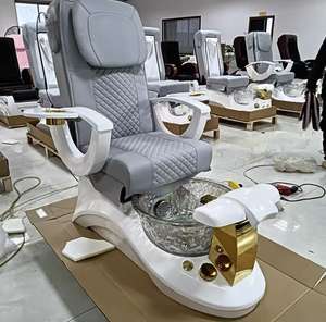 เก้าอี้สปาเท้าไฟฟ้าแบบพกพาปรับได้เก้าอี้นวดเล็บเท้าสำหรับร้านทำเล็บ - Product Image 6