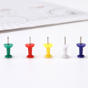 Punaises en plastique colorées en forme de T, 50 pièces, pour bureau, école, tableau de dessin - Product Image 1