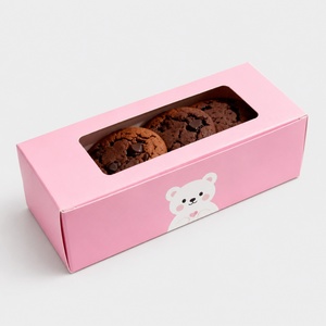Boîtes <span class=keywords><strong>d</strong></span>'emballage alimentaire de luxe personnalisées <span class=keywords><strong>en</strong></span> gros, écologiques, pour biscuits, beignets, pains, bonbons, gâteaux, à emporter, pour <span class=keywords><strong>boulangerie</strong></span> - Product Image 1