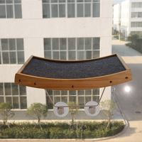 Hamac de fenêtre multifonctionnel en bois pour chat, avec ventouses robustes, installation simple, griffoir pour chat