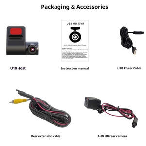 Cámara <span class=keywords><strong>para</strong></span> Auto 1080P <span class=keywords><strong>Android</strong></span> con Pantalla Grande, Inalámbrica, 2 Canales, Delantera y Trasera, 1K Dashcam - Product Image 2
