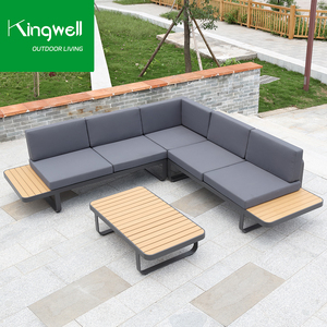 <span class=keywords><strong>Canapé</strong></span> en aluminium moderne et élégant, <span class=keywords><strong>canapé</strong></span> de jardin en <span class=keywords><strong>mousse</strong></span> à séchage rapide, ensemble de meubles de jardin, <span class=keywords><strong>canapé</strong></span> de patio KW1331, 4 places, imperméable, résistant aux UV - Product Image 3