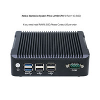Mini PC Económico, Thin Client, Sin Ventilador, Mini Ordenador Familiar con Ranura para Tarjeta SIM