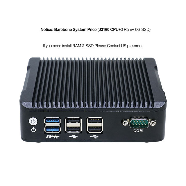 Iwill Cheap Thin Client Price Embedded Fanless Mini Pc Mini Family Computer With SIM Slot