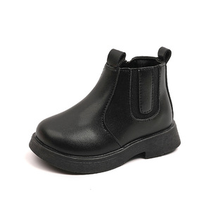 Botas para Niñas, Invierno, Otoño, Suela Suave, Cálidas, de Felpa, Zapatos de Exterior, Cuero Grueso, Botas para Niños y Niñas - Product Image 6