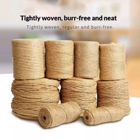 Accessoires pour griffoir et structure d'escalade pour chat DIY faits main, Corde en sisal de 4 mm, Corde de chanvre tressée à la main pour table et chaise, Corde de jute décorative