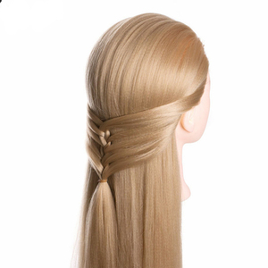 Manichino da allenamento all'ingrosso testa di manichino da allenamento con testa di bambola fittizia con capelli sintetici utilizzati per intrecciare - Product Image 6