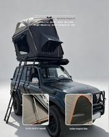 Carpa de Techo Rígida de Apertura Rápida Sin Instalación para 2 Personas en Almacén Europeo, Carpa de Techo de Aluminio para Automóvil
