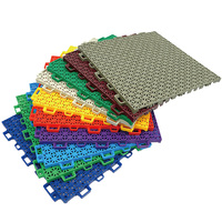 Plancher suspendu en polypropylène pour terrains de tennis et multisports, dalles de béton, norme FIBA, durable, intérieur/extérieur, pour jardins et terrains de sport