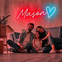 Enseigne néon LED personnalisée, toutes tailles, panneau acrylique, enseigne lumineuse néon multicolore, décoration murale pour la maison, le bar, le magasin