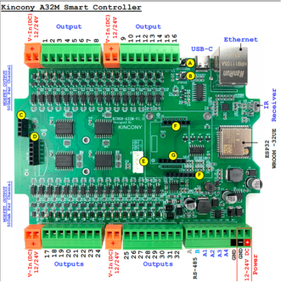 Módulo de relé Ethernet, placa <span class=keywords><strong>ESP32</strong></span>, 32DI, 32DO, interruptor Wifi, soporte HTTP, asistente de hogar ESPhome, Tasmota, 1 unidad - Product Image 1