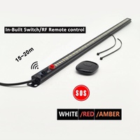 Barre de lumière LED pour l'extérieur DC12V Longueur personnalisée Triple Couleur Jaune/Rouge/Blanc Barre de lumière LED rigide étanche