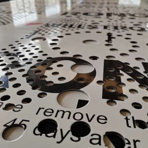 Panneau composite en aluminium de 4mm (ACP) Bardage de façade en métal pour hôtel Mur AC en aluminium moderne métallique argenté ignifugé - Product Image 5