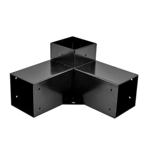 重型2x4凉棚屋顶支架单安装搁板支架<span class=keywords><strong>2</strong></span> "x4" 木柱钢塑料柱三角角支架 - Product Image 4