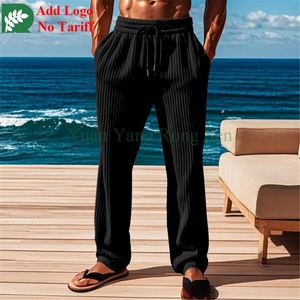Pantalon en cachemire à tricotage en <span class=keywords><strong>maille</strong></span> rasée pour femme, confort ultime - Product Image 2