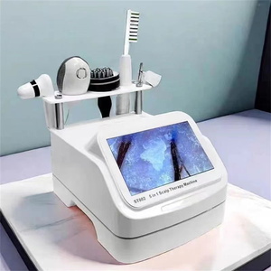 Appareil de Traitement Capillaire et du Cuir Chevelu 5-en-1 de Bureau en ABS avec Écran Tactile 8 Pouces, Massage de la Tête, Détection des Follicules et Croissance, Compatible Prises CN et EU - Product Image 2