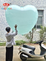 Ballon géant en nylon coloré gonflable à l'hélium PA de 2 m, personnalisé en forme de cœur, pour la décoration de mariage, de célébration, de fête de bébé ou de festival