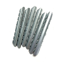 Connecteur de barre d'espacement en acier pliable et en aluminium pour verre isolant et fenêtre