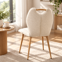 Chaise Papillon pour Salle à Manger, Chaise d'Appoint pour Maison, Cuisine, Restaurant, Café, Hôtel, Banquet, Projet de Mobilier