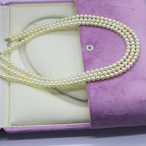 Collana con Pendente di Perle in Stile Europeo-Americano, Gioielli in Platino, Oro Massiccio 14k e 18k per Anniversari - Product Image 6