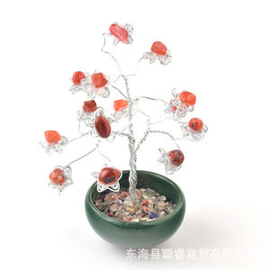 Adorno de Árbol de Dinero de Cristal Hecho a Mano, Tazón Pequeño Decorativo, Decoración para el Hogar, Regalo Artesanal - Product Image 3