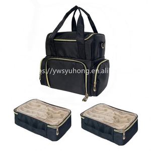 Sac à Ongles Noir Imperméable BSCI Factory Factory, Sacs pour Manucuriste, Trousse de Maquillage, Nouveauté 2023, Grande Capacité pour Vernis à Ongles - Product Image 2