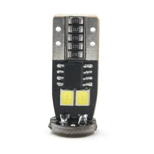 T10 lampu Led mobil, lampu Led anti-polaritas 2835 w5w 6SMD 194 9-30v, lampu Led h7