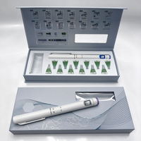 Boîte rigide personnalisée avec insert en EVA découpé et impression intérieure, compatible OEM/ODM, pour l'emballage de stylos injecteurs.