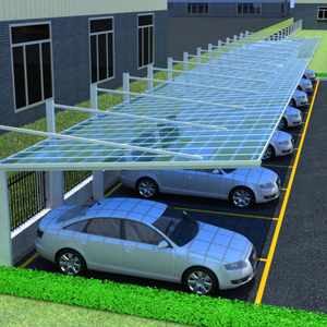 Solar Carport Structuur Voor Residentiële Parkeerplaats <span class=keywords><strong>Aluminium</strong></span> Zonne-Auto Veranda Met Parkeergarage Duurzame <span class=keywords><strong>Aluminium</strong></span> Profielen - Product Image 5