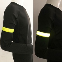 Bracelets lumineux LED pour la course et les activités, avec piles remplaçables