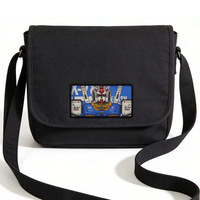 Écusson brodé tissé multicolore imprimé robot science-fiction, style tactique, pour bagages, vêtements et accessoires