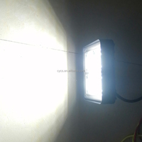 Lumière de travail automobile 10-30V 3030 64LED 192W, lumière de travail LED, lumière de conduite LED de 4 pouces, éclairage extérieur automobile, lumière de travail tout-terrain