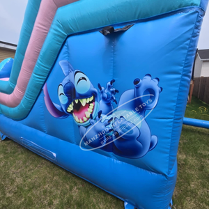 Comercial Pink Palace Combo gorila inflable <span class=keywords><strong>y</strong></span> carrera de obstáculos para la <span class=keywords><strong>venta</strong></span> - Product Image 5